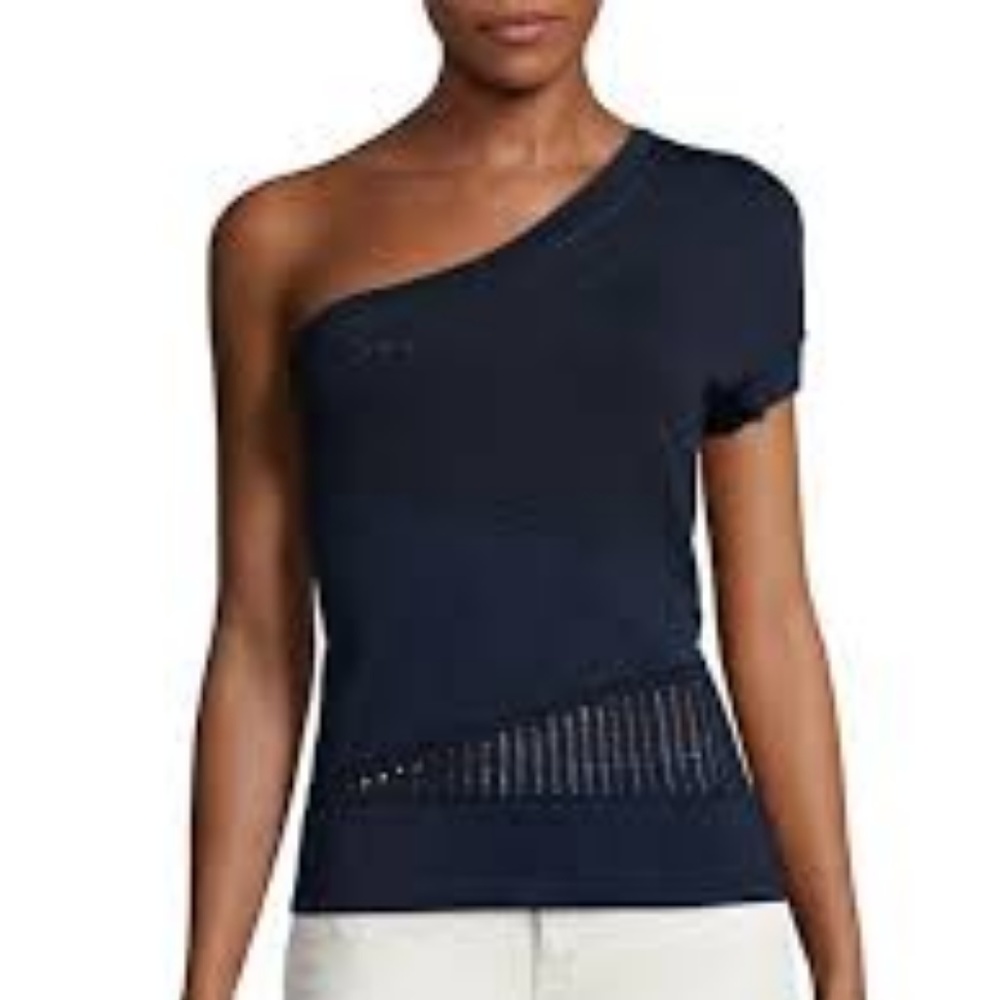 Ohne Titel - Knit One-Shoulder Top